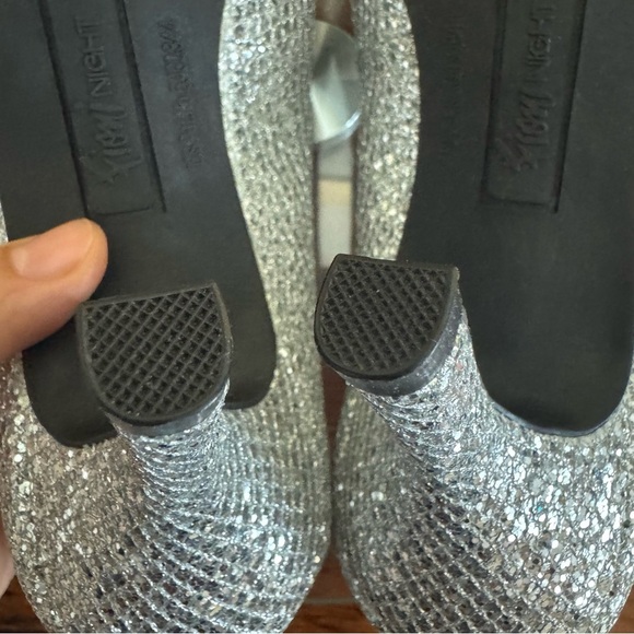 Fiona silver sparkly glittery heels size 8 - Picture 13 of 17